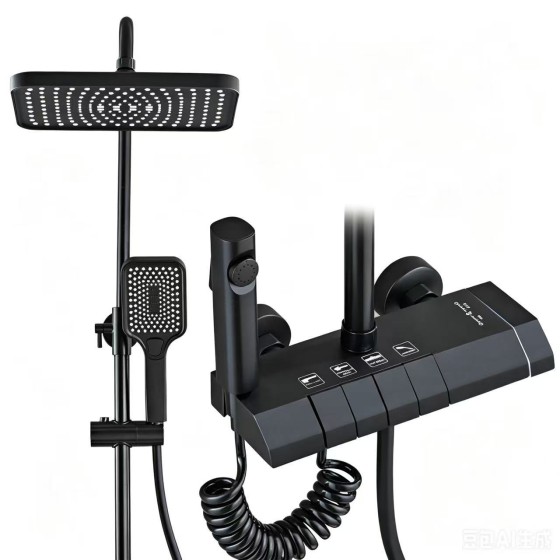 N45C black shower set china